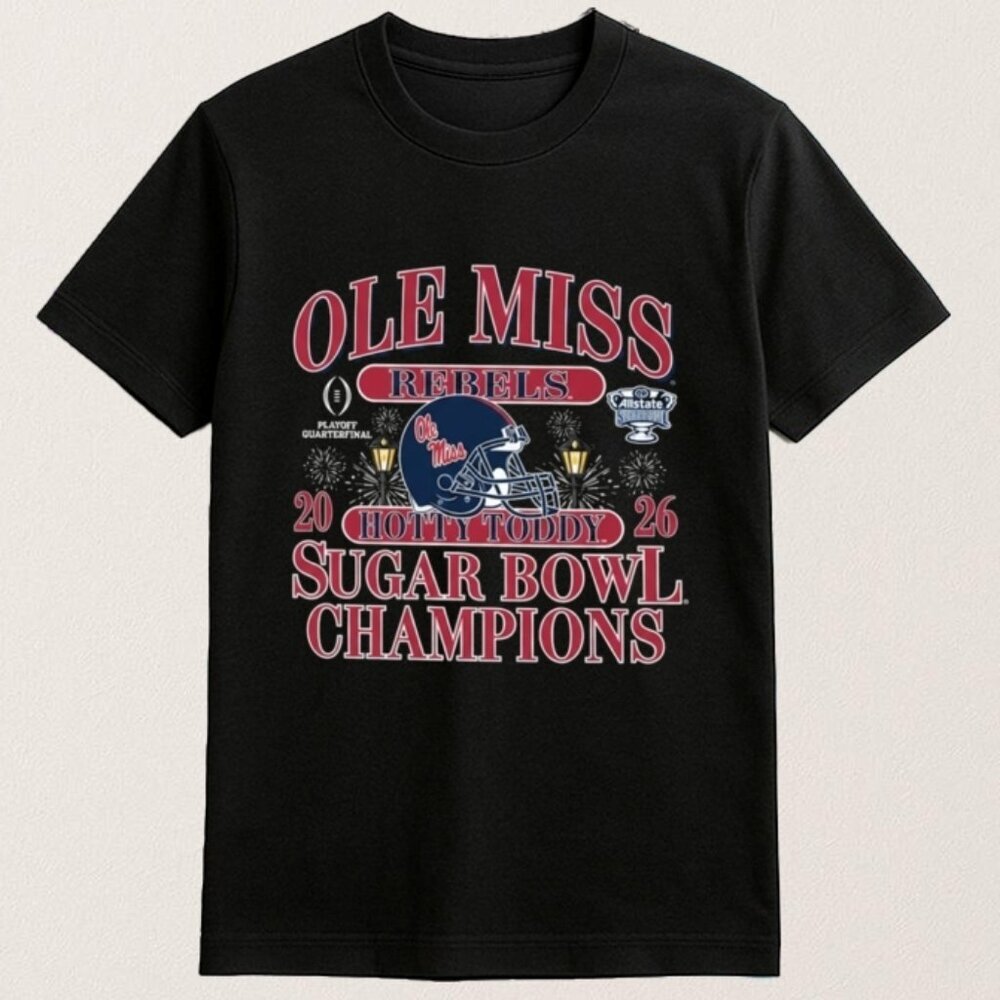 Ole Miss Rebels Sugar Bowl Champions 2026 T Shirt 91